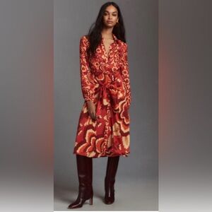 Farm Rio Floral Red Floral long sleeve